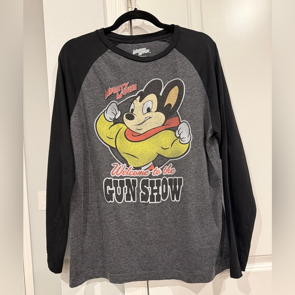 Kids Raglan Shirt - Black and Gray
